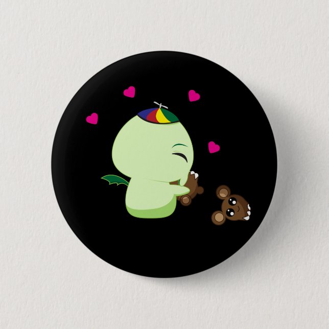 Chapa Redonda De 5 Cm Mi oso de peluche (Anverso)