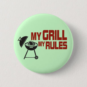 Chapa Redonda De 5 Cm Mi parrilla mis reglas