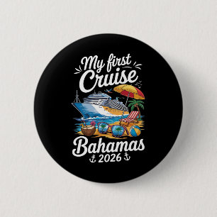 Chapa Redonda De 5 Cm Mi primer crucero Hamas 2026 viaje de vacaciones a