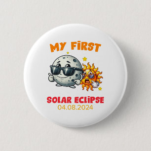 Chapa Redonda De 5 Cm Mi primer eclipse solar total el 8 de abril de 202