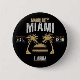 Chapa Redonda De 5 Cm Miami