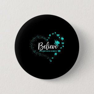 Chapa Redonda De 5 Cm Miastenia Gravis Awareness Butterfly Belige