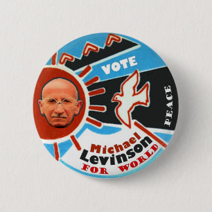 Chapa Redonda De 5 Cm Michael Stephen Levinson para el presidente 2012