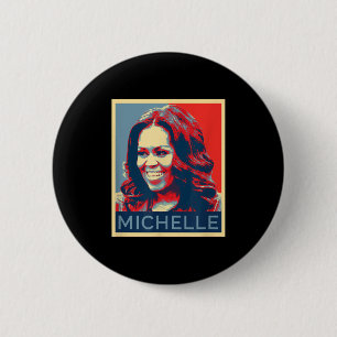 Chapa Redonda De 5 Cm Michelle Obama Mujeres Negras Mes de Historia Negr