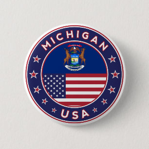 Chapa Redonda De 5 Cm Michigan
