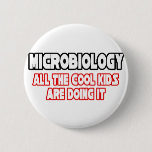 Chapa Redonda De 5 Cm Microbiología... Niños de Guay