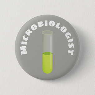 Chapa Redonda De 5 Cm Microbiólogo