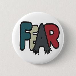 Chapa Redonda De 5 Cm Miedo