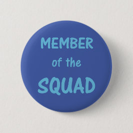 Chapa Redonda De 5 Cm Miembro del Squad Button ~ Navy