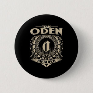 Chapa Redonda De 5 Cm Miembro Vitalicio del Equipo Oden Divertido Nombre