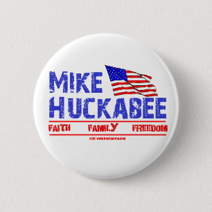 Chapa Redonda De 5 Cm Mike Huckabee