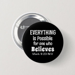 Chapa Redonda De 5 Cm Milagro Biblia Verse Fe Cristiana Negro
