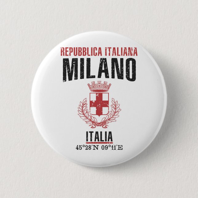 Chapa Redonda De 5 Cm Milano (Anverso)