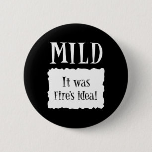 Chapa Redonda De 5 Cm MILD - Paquete caliente Costume de taco de Hallowe