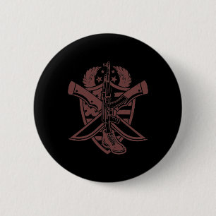 Chapa Redonda De 5 Cm Militar