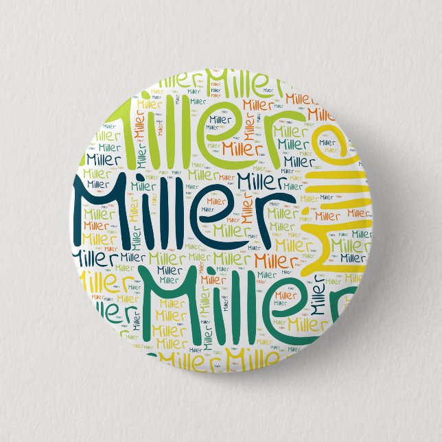 Chapa Redonda De 5 Cm Miller (Anverso)