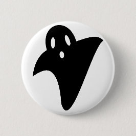 Chapa Redonda De 5 Cm Minimalist cute ghost