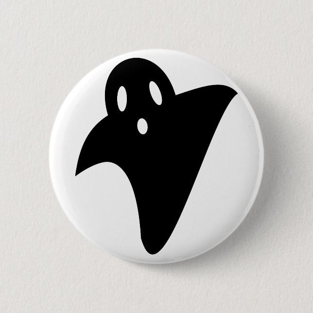 Chapa Redonda De 5 Cm Minimalist cute ghost  (Anverso)