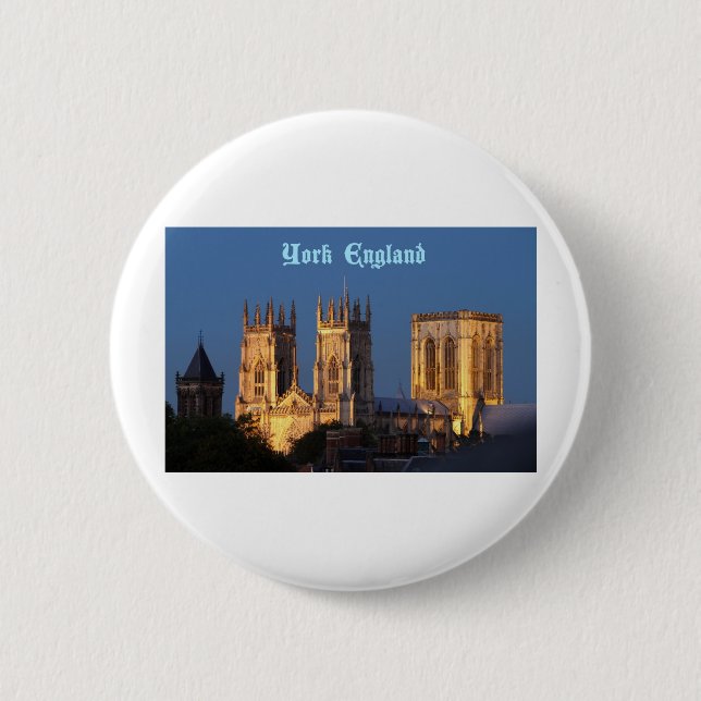 Chapa Redonda De 5 Cm Ministro de York (Anverso)