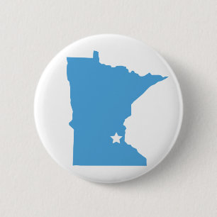 Chapa Redonda De 5 Cm ¡Minnesota!
