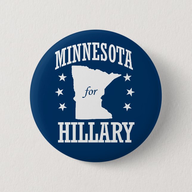CHAPA REDONDA DE 5 CM MINNESOTA PARA HILLARY (Anverso)