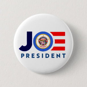Chapa Redonda De 5 Cm Minnesota para Joe 2020