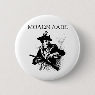 Chapa Redonda De 5 Cm Minuteman de Molon Labe