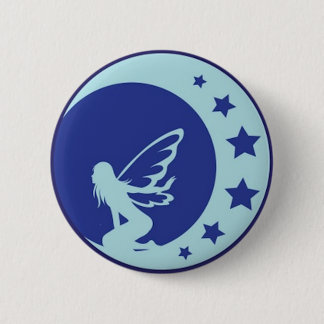 Chapa Redonda De 5 Cm Mirada de la luna