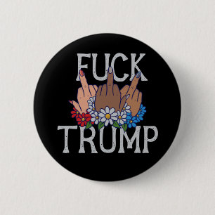 Chapa Redonda De 5 Cm Mis sentimientos sobre Donald Trump United