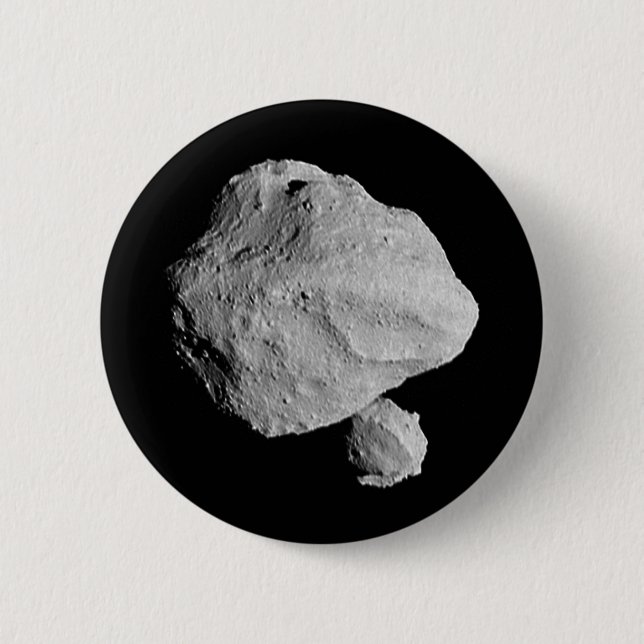 Chapa Redonda De 5 Cm Misión Lucy Asteroide Binario Dinkinesh (Anverso)