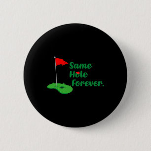 Chapa Redonda De 5 Cm Mismo Agujero Para Siempre Golf Fiesta de Soltero
