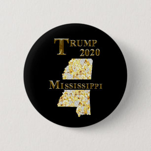 CHAPA REDONDA DE 5 CM MISSISSIPPI DE TRUMP 2020