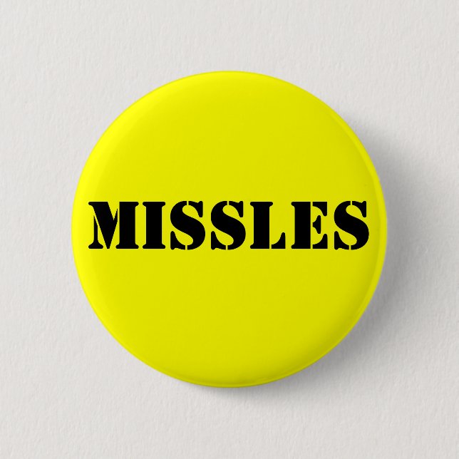 Chapa Redonda De 5 Cm Missles (Anverso)
