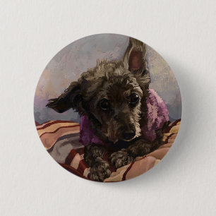 Chapa Redonda De 5 Cm Misty the Poodle