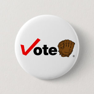 Chapa Redonda De 5 Cm Mitón del voto