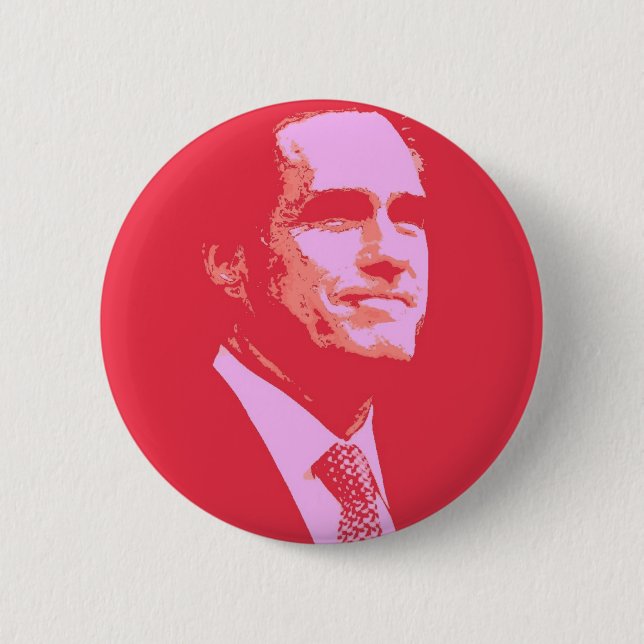 Chapa Redonda De 5 Cm Mitt Romney (Anverso)