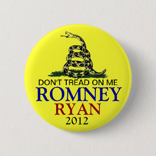 CHAPA REDONDA DE 5 CM MITT ROMNEY 2012