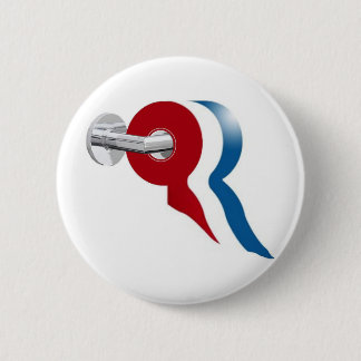 Chapa Redonda De 5 Cm Mitt Romney anti