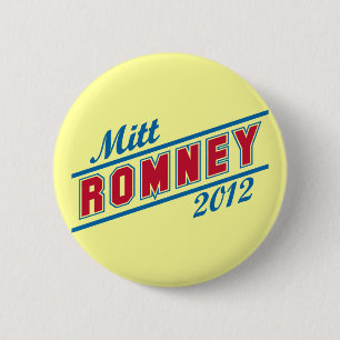 Chapa Redonda De 5 Cm Mitt Romney para el presidente 2012