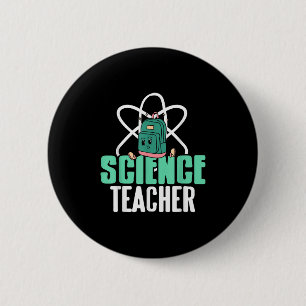 Chapa Redonda De 5 Cm Mochila divertida para profesor de ciencias Humor