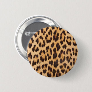 Chapa Redonda De 5 Cm moda safari tendencia manchas de leopardo estampad