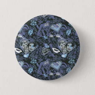 Chapa Redonda De 5 Cm Modelo de los corazones y de los labios de