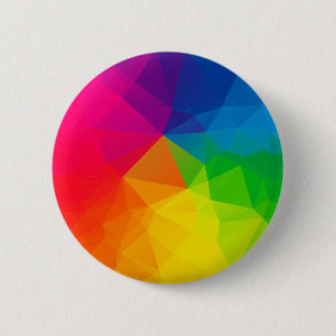 Chapa Redonda De 5 Cm Modelo geométrico abstracto 1