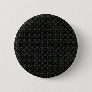 Chapa Redonda De 5 Cm Modelo octagonal gris elegante en la resaca negra