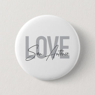 Chapa Redonda De 5 Cm Moderno, simple, moda, diseño fresco Love San Anto