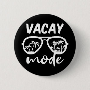 Chapa Redonda De 5 Cm Modo Vacaciones II - Vacaciones Familiares