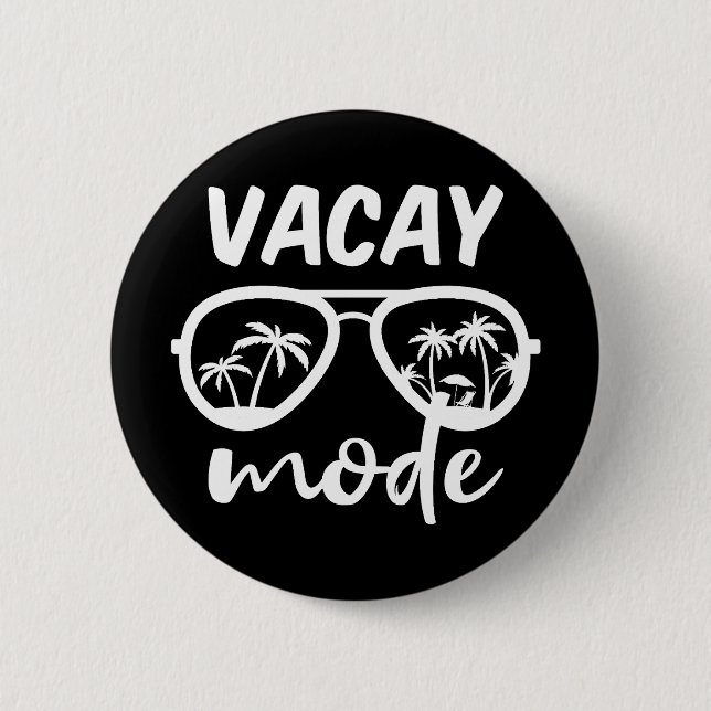 Chapa Redonda De 5 Cm Modo Vacay II - Vacaciones familiares (Anverso)