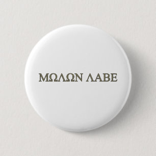 Chapa Redonda De 5 Cm Molon Labe