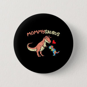 Chapa Redonda De 5 Cm Mommysaurus Puzzle Dinosaur Autism Awareness Mom M
