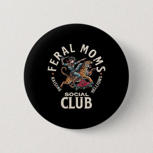 Chapa Redonda De 5 Cm Moms Ferroviales Retro Graciosas Club Social Sarcá
